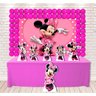 Festa Aniversário Minnie Rosa Decoração Kit Diamante - 1
