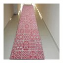 Ver imagem 4 de Tapete Passadeira Emborrachada Pvc Antiderrapante 0,65x3,00m Azulejo Vermelho Branco