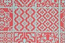 Ver imagem 7 de Tapete Passadeira Emborrachada Pvc Antiderrapante 0,65x3,00m Azulejo Vermelho Branco