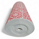 Ver imagem 5 de Tapete Passadeira Emborrachada Pvc Antiderrapante 0,65x3,00m Azulejo Vermelho Branco