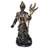 Exu Laroie Orixá Bronze Dourado Estátua Umbanda Candomblé - 1