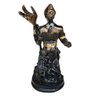 Exu Laroie Orixá Bronze Dourado Estátua Umbanda Candomblé - 3
