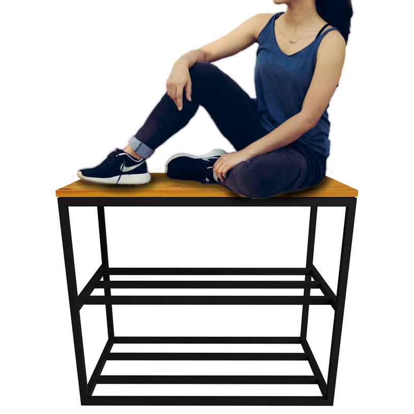 Ver imagem 3 de Banco Sapateira Reforçado Ideal para Hall e Closets 30x60cm