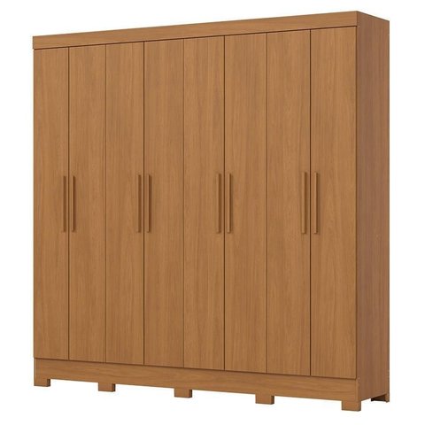 Guarda Roupa Casal 8 Portas 4 Gavetas Prime B51 Cinamomo - Henn - Briz