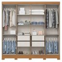 Ver imagem 2 de Guarda Roupa Casal 8 Portas 4 Gavetas Prime B51 Cinamomo - Henn - Briz