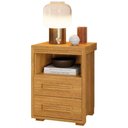 Ver imagem 1 de Mesa de Cabeceira 2 Gavetas Tóquio 100% Mdf - Casa Chick Cinamomo