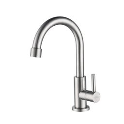 Torneira Banheiro/Lavabo Inox Giratória Mesa Curta NOX04 Doan - 1