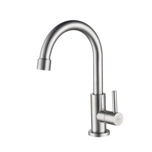 Torneira Banheiro/Lavabo Inox Giratória Mesa Curta NOX04 Doan