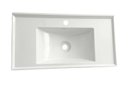 Ver imagem 1 de Cuba Pia para Banheiro em Plastico Lavabo Sobrepor Redonda ou Retangulari:retangular Branco