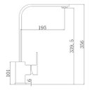 Ver imagem 5 de Torneira Cozinha Monocomando Mesa Linha Square ME14 Doan