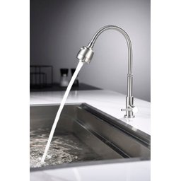 Torneira Cozinha Gourmet Flexível Giratória Mesa Longa Doan NOX06 - 5