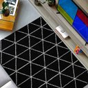 Ver imagem 1 de Tapete Oásis Art Preto 11 - 1,5Mx2M