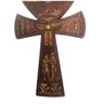 Cruz Ankh Ansata Chave Egito Dourada Cobre Decoração Egípcia - 3