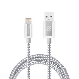 Cabo Iphone 5, 6, 7 ,8 , x Branco USB 1,2 Metros Lightning - 1