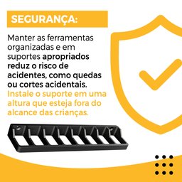 Organizador Compacto: Suporte Universal Multiuso para Ferramentas e Alicates-preto - 9