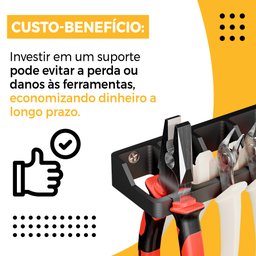 Organizador Compacto: Suporte Universal Multiuso para Ferramentas e Alicates-preto - 8