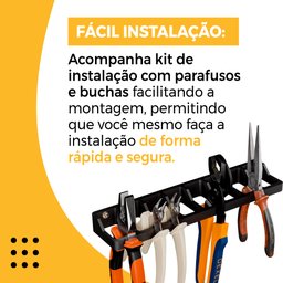 Organizador Compacto: Suporte Universal Multiuso para Ferramentas e Alicates-preto - 7