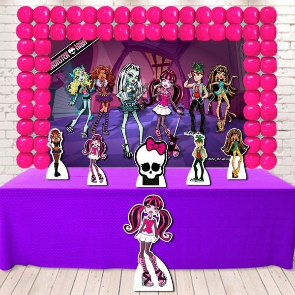 Decoração Festa Monster High