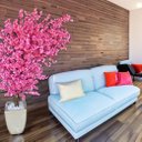 Ver imagem 1 de Arvore Planta Artificial De Flores de Pessegueiro 3D 2 Mt