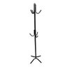 Mancebo Cabideiro Chão Porta Casaco Bolsa Chapéu Preto - 1
