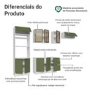 Ver imagem 5 de Cozinha Completa Vik 9 Portas 3 Gavetas MDP 270cm Madesa