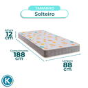 Ver imagem 5 de Conjunto Cama Box Bau Blindado Solteiro + Colchão D20 D20 Inducol + Cabeceira