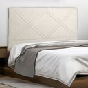 Ver imagem 1 de Cabeceira Cama Box King Caribe 195 Cm Suede Bege Claro - MV Estofados Shop