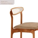 Ver imagem 6 de Conjunto de Mesa de Jantar Ello Tampo 240cm Barril Laminado e 8 Cadeiras Mônaco Premium Marrom/Linho Palha/Imbuia/Cinamomo