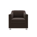 Ver imagem 4 de Recepção Clínica Sofisticada: Namoradeira 2l + 2 Poltronas Marrom