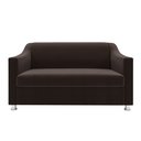Ver imagem 3 de Recepção Clínica Sofisticada: Namoradeira 2l + 2 Poltronas Marrom