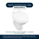 Ver imagem 4 de Tampa de Vaso Sanitário Aretusa Preto para Bacia Hervy