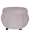 Ver imagem 5 de Kit 1 Poltrona Com 1 Puff Pés Palito Salão de Beleza Pétala Suede Rose - LM DECOR