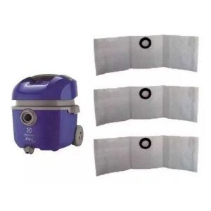 9 Sacos Descartáveis para Aspirador de Pó Electrolux Flex 1400 - Gt 3000 Novo - A10 - PortoPel