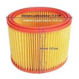 Filtro Permanente Eletrolux Vasado A10/ A20 Aspirador De Pó - PortoPel - 2
