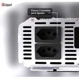 Inversor 4000w 24v para 110v Onda Senoidal Pura Inversor Automotivo para Caminhão Trailer Energia So - 3