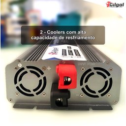 Inversor 4000w 24v para 110v Onda Senoidal Pura Inversor Automotivo para Caminhão Trailer Energia So - 4