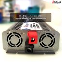 Ver imagem 4 de Inversor 4000w 24v para 110v Onda Senoidal Pura Inversor Automotivo para Caminhão Trailer Energia So