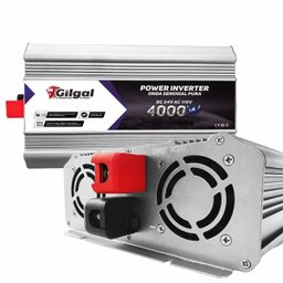 Inversor 4000w 24v para 110v Onda Senoidal Pura Inversor Automotivo para Caminhão Trailer Energia So - 2