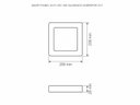 Ver imagem 3 de Plafon Painel Quadrado Sobrepor 18w Inteligente Smart Wi-fi