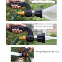 Hidropistola Jardim Água Quintal Lavar Leve Prática Bombeiro - 2