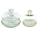 Ver imagem 1 de Jogo Queijeira Vidro Premium P E G Base Decorada Veneza