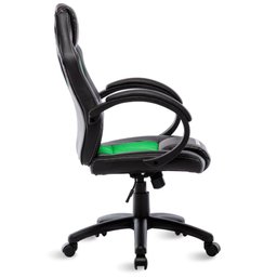 Cadeira Gamer Verde e Preto Healer Warlock Reclinável Giratória - 3