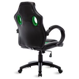 Cadeira Gamer Verde e Preto Healer Warlock Reclinável Giratória - 4