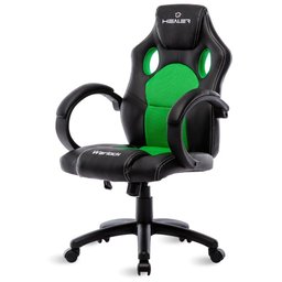 Cadeira Gamer Verde e Preto Healer Warlock Reclinável Giratória - 5