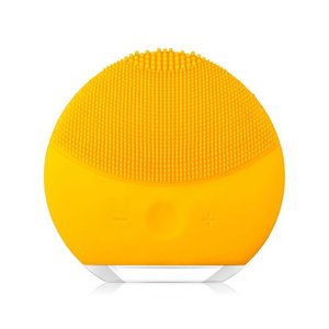 Esponja Elétrica Massageadora para Limpeza Facial e de Pele - Forclean - Amarelo