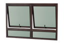 Ver imagem 1 de Maxim-Ar Alumínio 80 x 120 c/Band Confort V.Boreal Marrom Corten Brimak