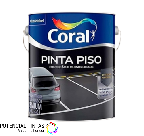 Tinta Piso Coral Branco 3,6l Azul