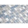 Pastilha de Vidro 30x30 com Pedras Naturais e Metais Cristal Fit - 1