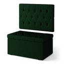 Ver imagem 2 de Kit Painel Centaurus 100 e Calçadeira Sagitarius Veludo Aradecor