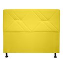 Ver imagem 1 de Cabeceira Mônaco 120 cm Suede Amarelo